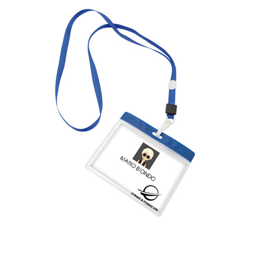 Lanyard Economy con portabadge personalizzabile - tuogadget.com
