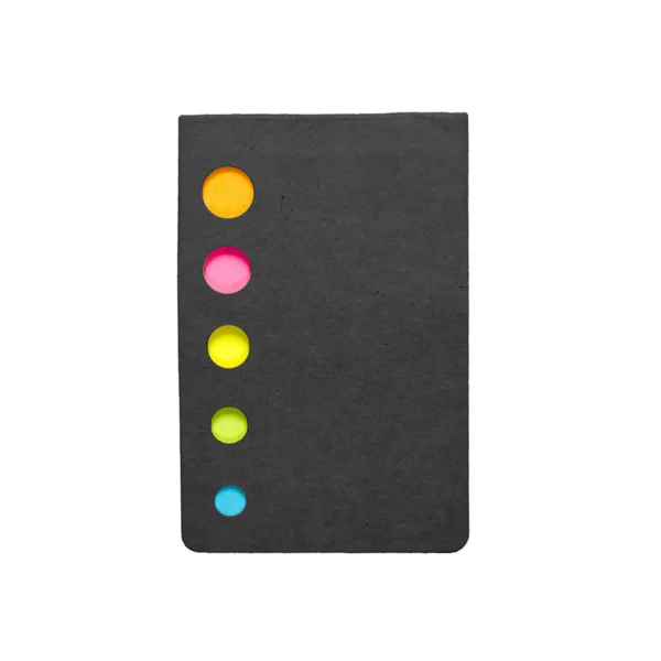 Block Notes Adesivi Circles Nero