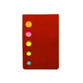 Block Notes Adesivi Circles Rosso