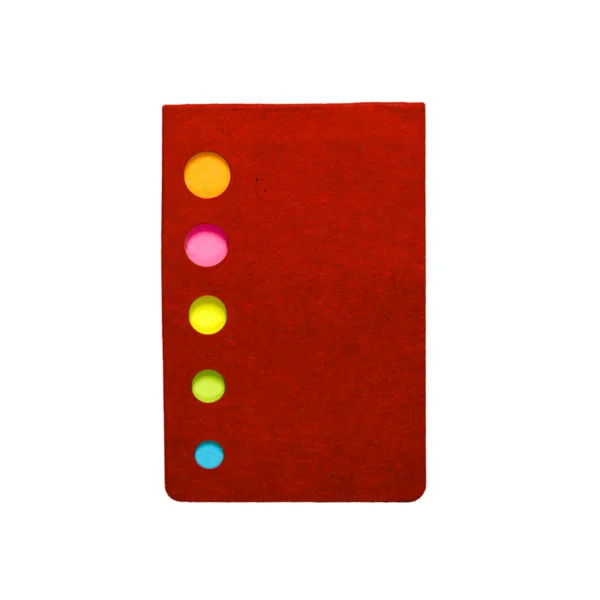 Block Notes Adesivi Circles Rosso