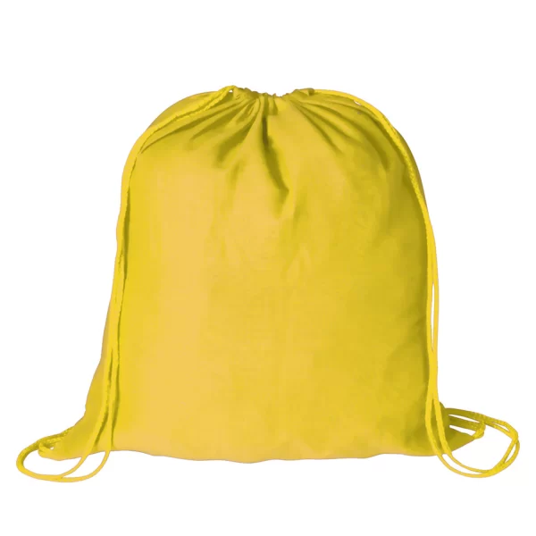 Zaino A Sacca Personalizzato Cotton Color Giallo