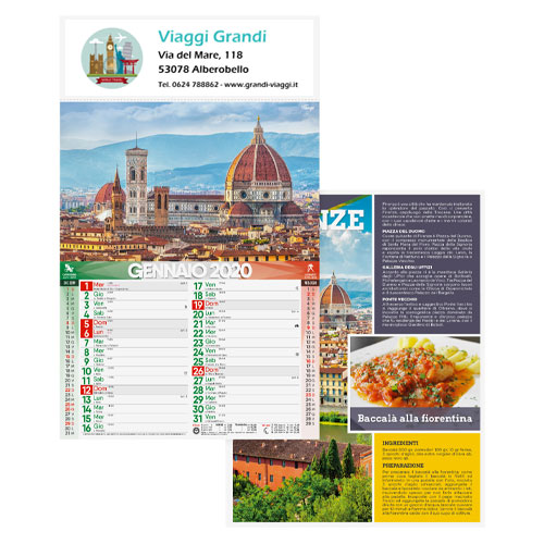 Calendari 2023: Calendario personalizzato con foto delle città d'Italia
