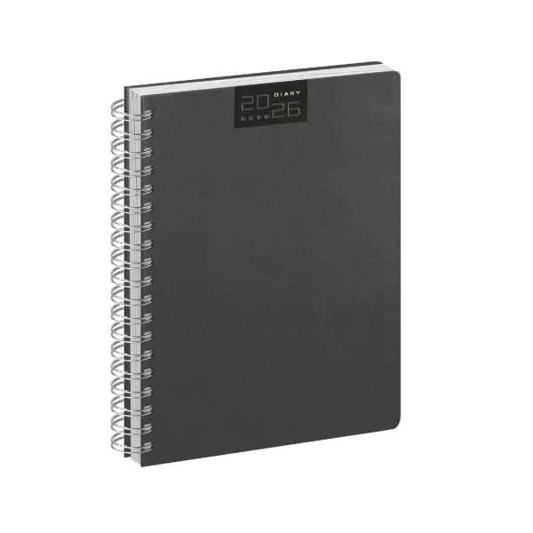 Agenda Spiralata Ring Nero