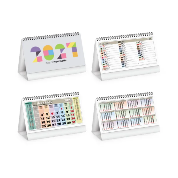 Calendari Da Tavolo Colorato Pagine