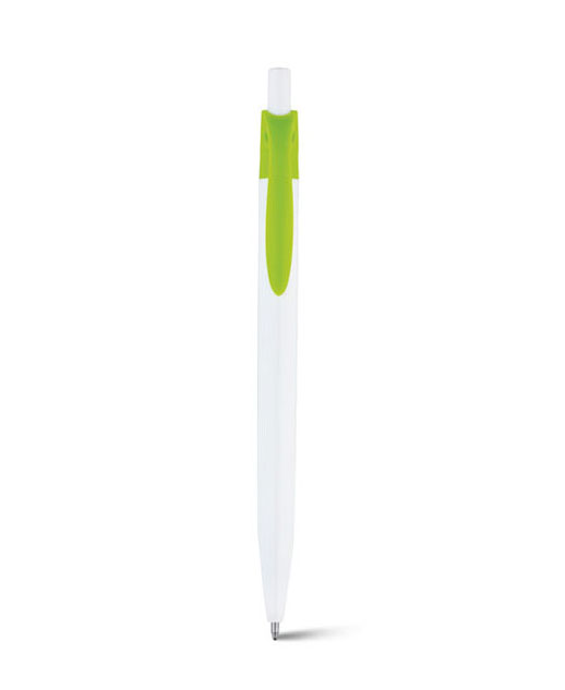 Penna economica: penna personalizzata in plastica Classic, colore verde chiaro