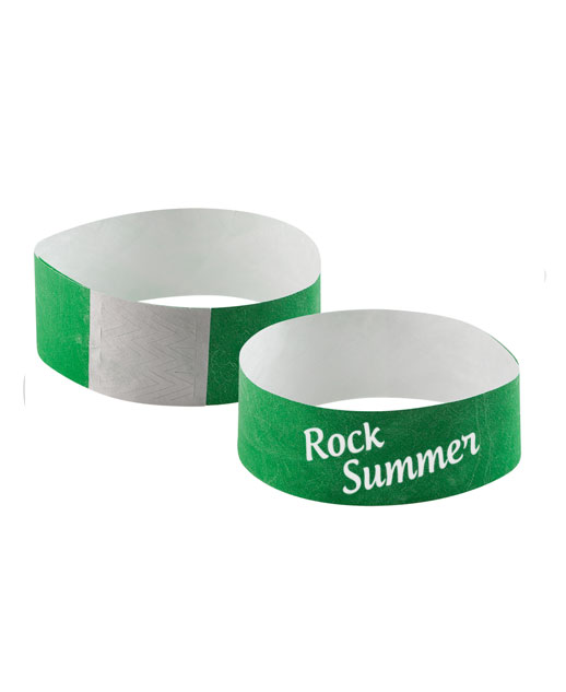 Bracciali carta personalizzati Festival gadget personalizzato