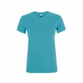 T Shirt Personalizzata Classic Donna Azzurro