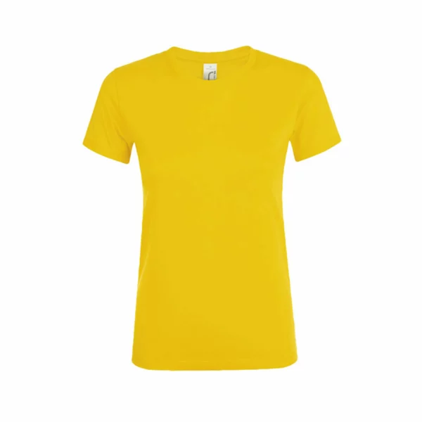 T Shirt Personalizzata Classic Donna Giallo Scuro