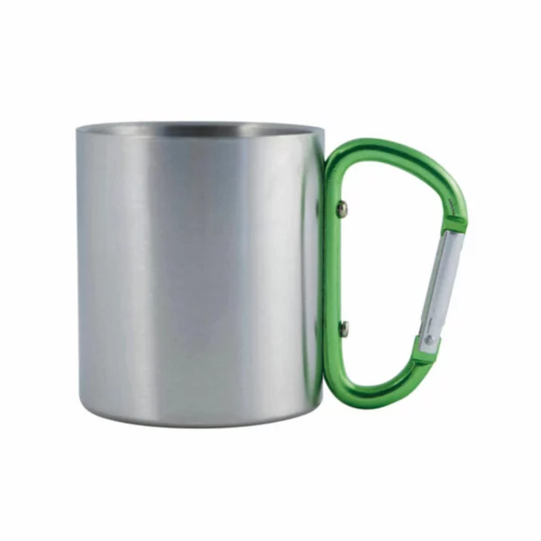 Tazza Moschettone Trek Alluminio E Verde