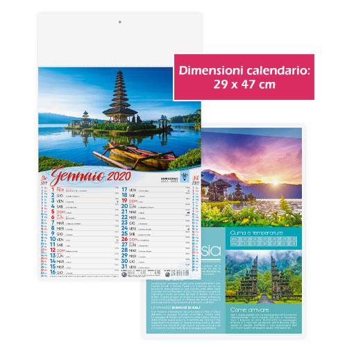 Calendario personalizzato Panoramic gadget personalizzato