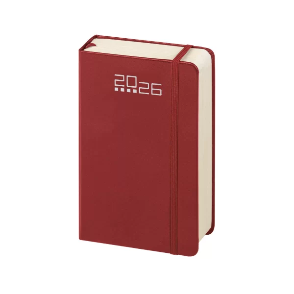 Agenda Tascabile Molly Giornaliera Bordeaux