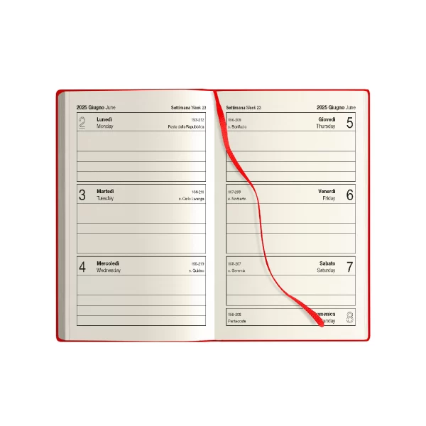 Agenda Tascabile Molly Settimanale Pagine