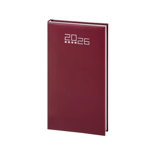 Agenda Tascabile Settimanale Pocket Bordeaux