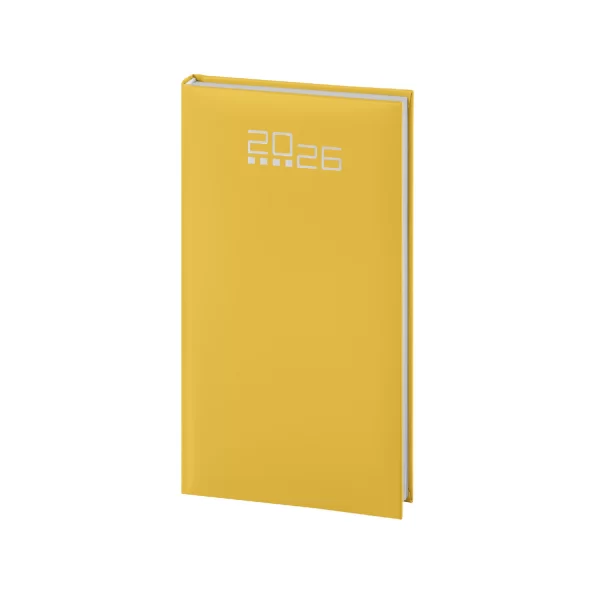 Agenda Tascabile Settimanale Pocket Giallo