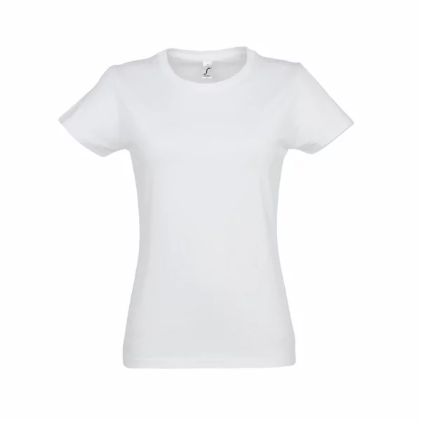 T Shirt Personalizzata Cotone Strong Donna Bianca