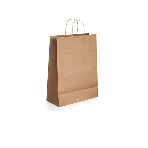 Shopper carta kraft personalizzate L