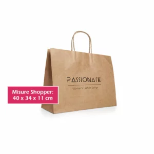 Shopper di carta kraft XL