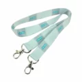 Porta Badge Doppio Lanyard Personalizzato Doppio Moschettone