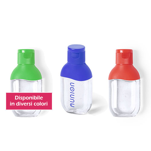 Gel igienizzante personalizzato Color. Gel igienizzante personalizzato con soluzione alcolica. Personalizzabile con qualsiasi logo