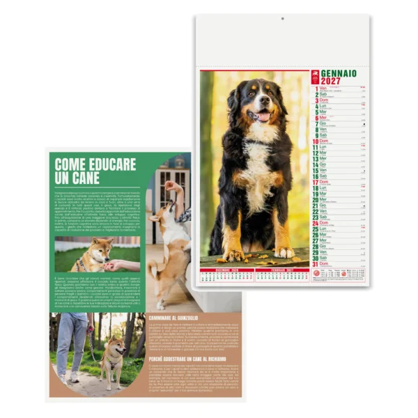 Calendario Cani & Gatti gadget personalizzato