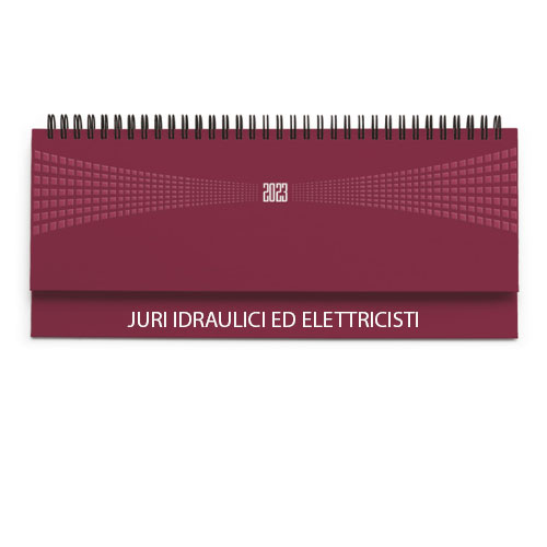 planning personalizzato settimanale 30x15 con stampa logo