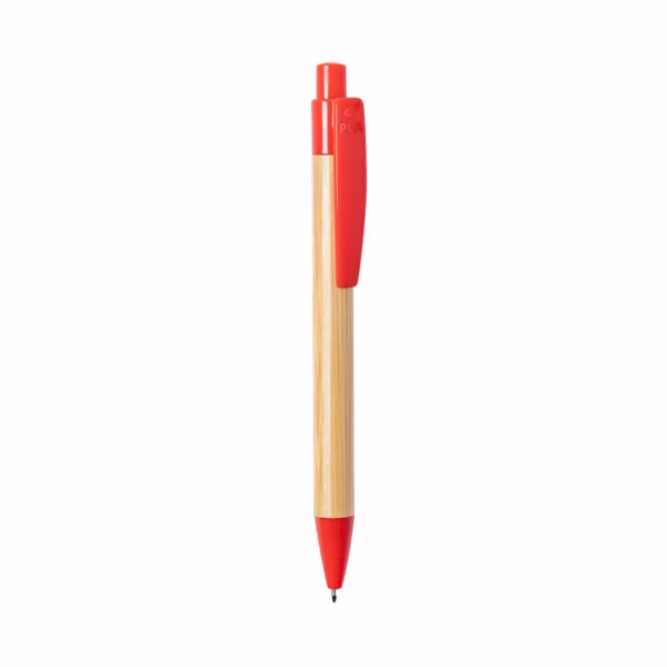 Penna Personalizzata Bio Biodegradabile, Penna Plastic Free, Rosso