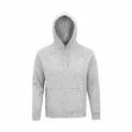 Felpa Personalizzata Cotone Biologico Eco Hood Grigio Melange