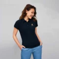 Polo Personalizzata Classic Donna Modella