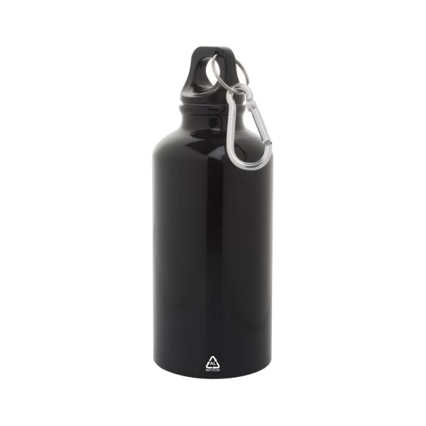 Borraccia Personalizzata 400 Alluminio Riciclato Nero