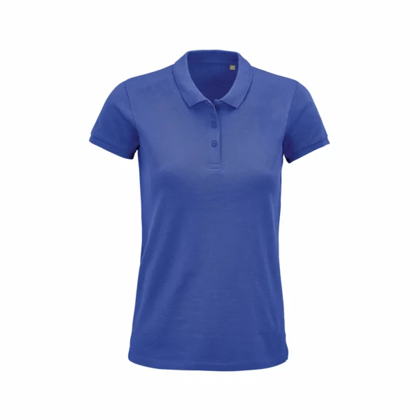 Polo Personalizzata Cotone Organico Blu