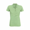 Polo Personalizzata Cotone Organico Verde Chiaro