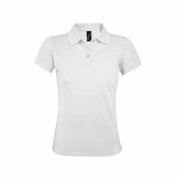 Polo Personalizzata Resistente Strong Donna Bianca