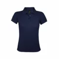 Polo Personalizzata Resistente Strong Donna Blu Notte