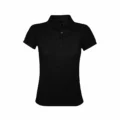 Polo Personalizzata Resistente Strong Donna Nero