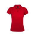 Polo Personalizzata Resistente Strong Donna Rossa