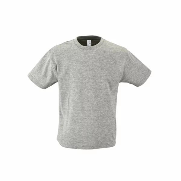 T Shirt Personalizzata Classic Bambino Grigio Melange