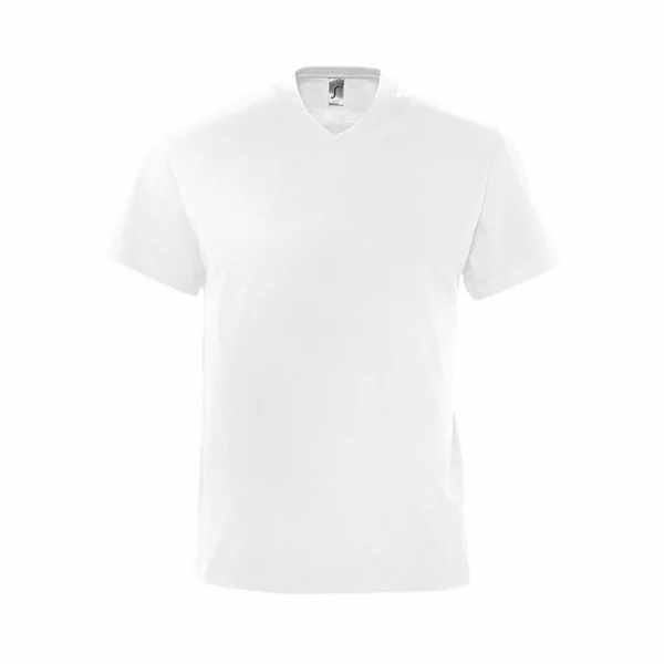 T Shirt Personalizzata Collo V Bianco