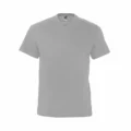 T Shirt Personalizzata Collo V Grigio Melange