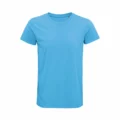 T Shirt Personalizzata Cotone Biologico Eco Azzurro