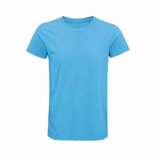 T Shirt Personalizzata Cotone Biologico Eco Azzurro
