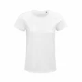 T Shirt Personalizzata Cotone Biologico Eco Donna Bianca