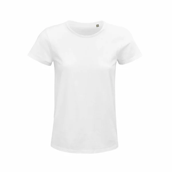T Shirt Personalizzata Cotone Biologico Eco Donna Bianca