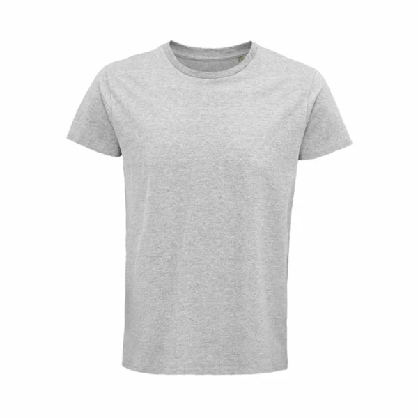 T Shirt Personalizzata Cotone Biologico Eco Grigio Melange