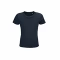 T Shirt Personalizzata Cotone Organico Eco Bambino Blu Notte