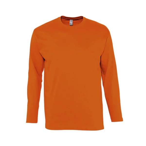 T Shirt Personalizzata Maniche Lunghe Arancione