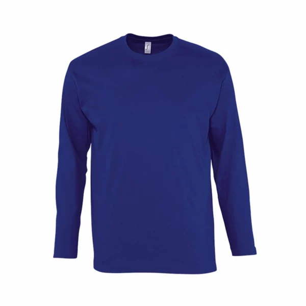 T Shirt Personalizzata Maniche Lunghe Blu