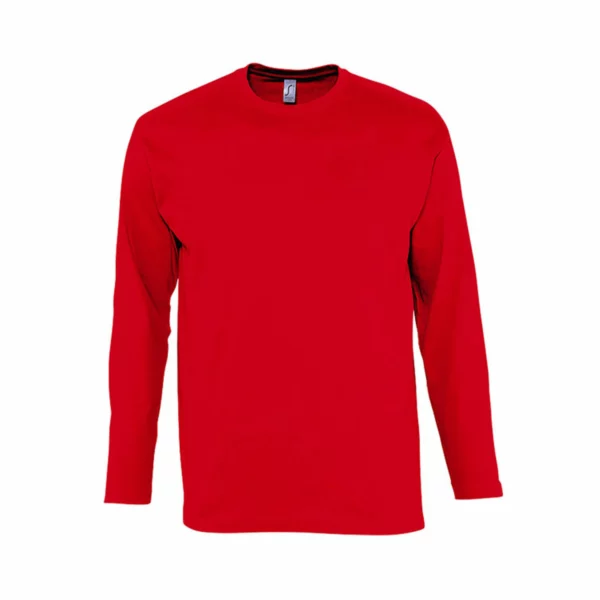 T Shirt Personalizzata Maniche Lunghe Rosso