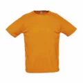 T Shirt Personalizzata Sportiva Arancione Fluo