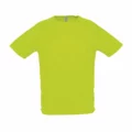 T Shirt Personalizzata Sportiva Verde Fluo