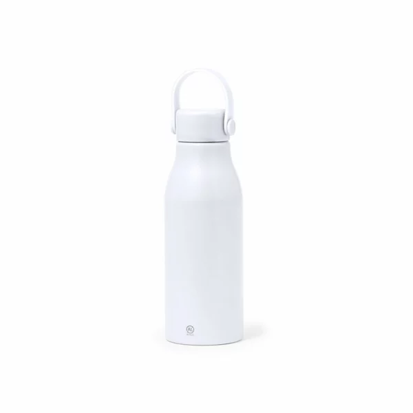 Borraccia Personalizzata Handle Bottiglia Personalizzata Alluminio Riciclato Bianco